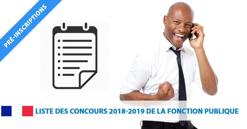 Calendrier des concours 20182019 de la fonction publique  Concours