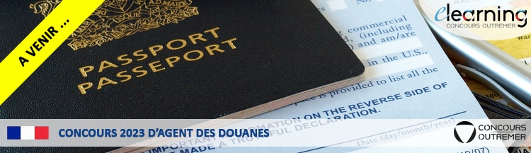 Concours 2023 d'agent des douanes - accessible sans le bac, sans limite