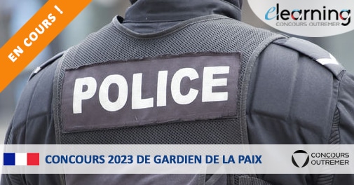 Avis de concours : gardien de la paix - inscriptions ouvertes