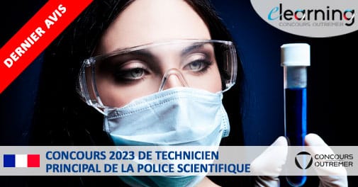 Concours 2023 de technicien de police technique et scientifique (places