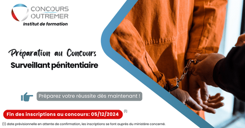 Résultat Concours Surveillant Pénitentiaire 2021 B www.concours-outremer.org